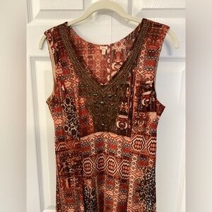 Reba Fit & Flare Long Dress L